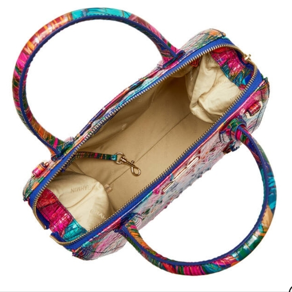 NWT Brahmin Small Caroline Lush Melbourne Satchel Crossbody Bag. - Picture 5 of 12